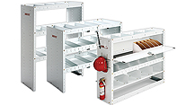 Weatherguard Van Interior Shelving